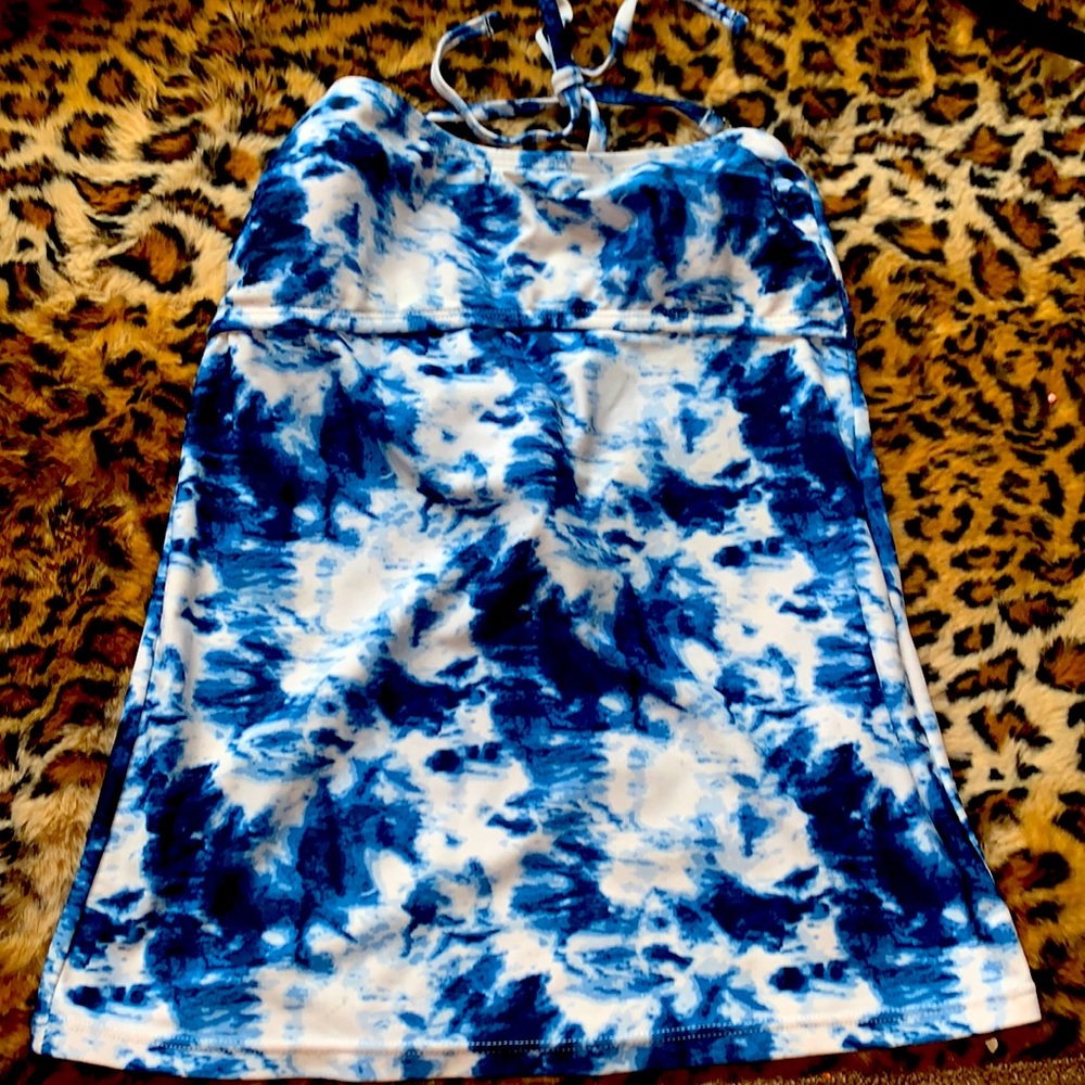 LADIES -  Hot Water Blue Swim Top
